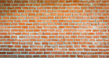 Orange brick wall
