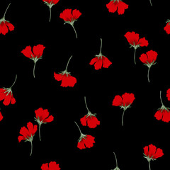 シームレスな花柄