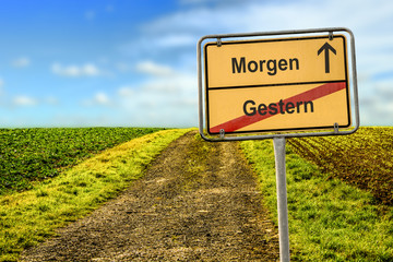 Schild 177 - Morgen