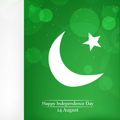 Fototapeta na wymiar Pakistan Independence Day background