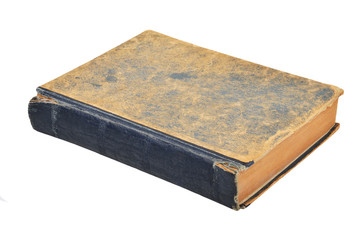 Antique book on white