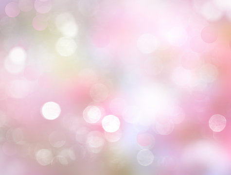 Spring blurred pink background.