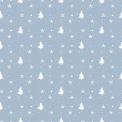 Fototapeta na wymiar blue sky X-mas pattern for background papper