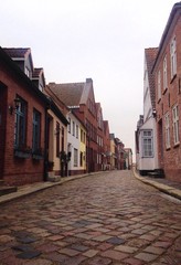 Fototapeta premium Spaziergang durch Husum