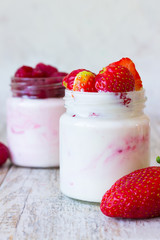 berry yogurt