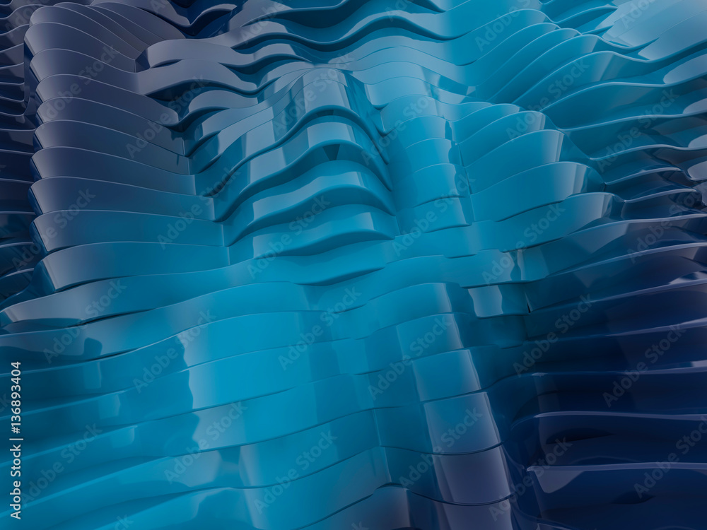 Poster abstract swirly colorful shape background. 3d rendering