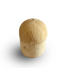 Coconut isolated on white background.