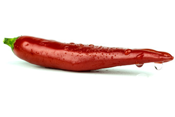 Closeup of a red chili pepper