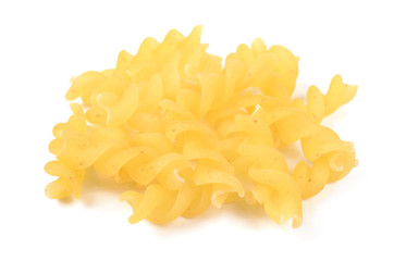 Pasta on a white background