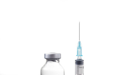 Medical vials and Syringe