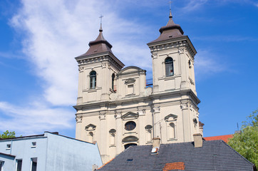 Fototapeta na wymiar Old church in Leszno, Poland