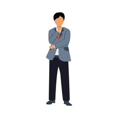 office people flat icon