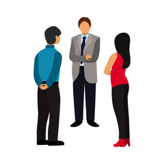 office people flat icon