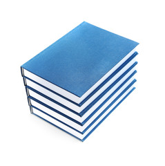New books on white background