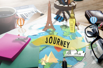 Journey Exploration Tour Travel Trek Vacation Concept