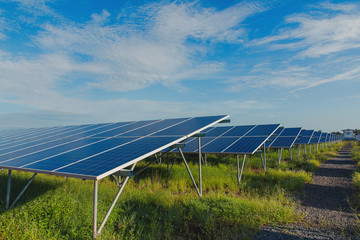 solar power plant to innovation of green energy for life