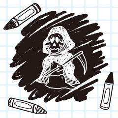 Grim Reaper doodle
