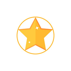 Star flat icon