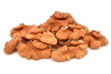 walnut and a cracked walnut