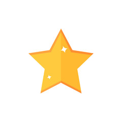 Obraz premium Star flat icon