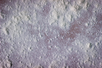 Flour on the table