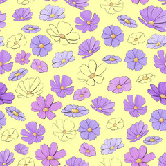 Beautiful floral seamless