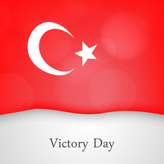 illustration of Turkey Independence day 30th of August
