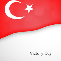 illustration of Turkey Independence day 30th of August