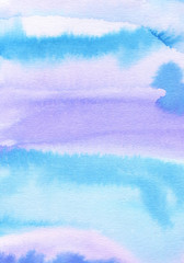 Blue abstract watercolor background for greeting cards