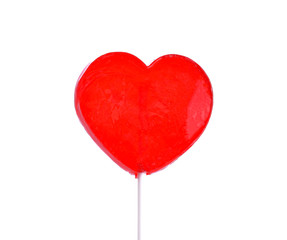 Heart-shaped lollipops