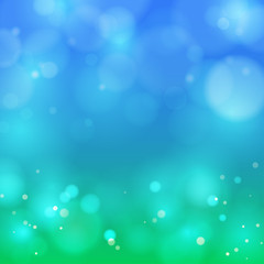 Vector abstract background with the image of bokeh.