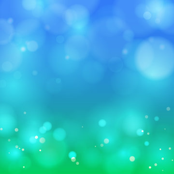 Vector abstract background with the image of bokeh.