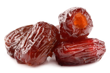 Dates on a white background