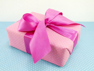 gift box with space for copy background