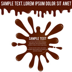 Cartoon Text Splash and Liquid Banner