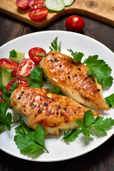 Baked chicken breast
