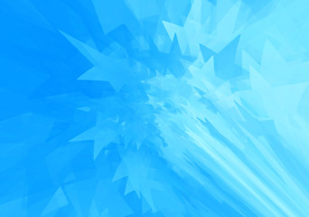 Abstract blue background with stars