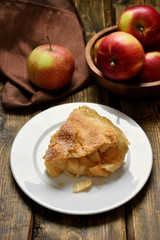Piece of apple pie
