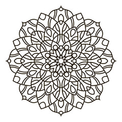 Mandala. Ethnic decorative element.