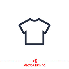 Tshirt Icon icon, vector illustration. Flat design style  