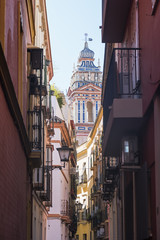 Fototapeta na wymiar Sevilla (Andalucia, Spain): historic buildings