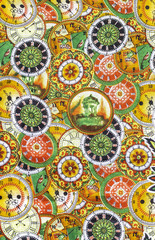 Detail pattern of batik fablic