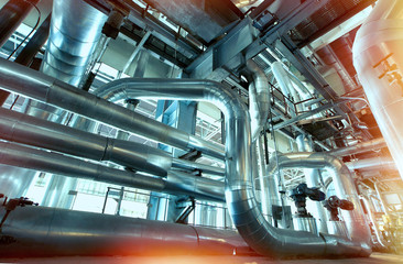 Industrial zone, Steel pipelines and cables