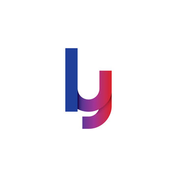 Initial Letter LY Design Logo