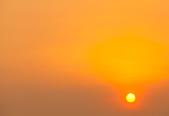 Sunrise at the seaside