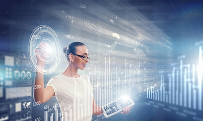 Using innovative technologies . Mixed media