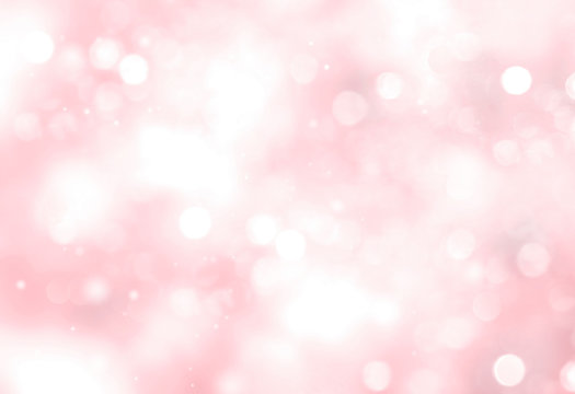 Abstract pink and bokeh background blur.