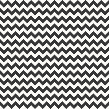 seamless black and white chevron vector pattern.