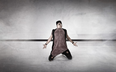 terrible invocation for a man on knees