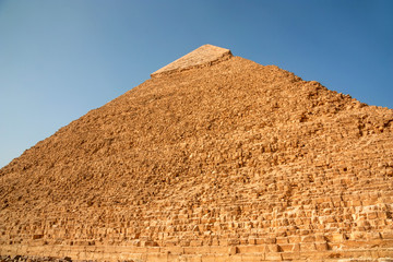 Pyramid of Khafre in Giza, Egypt